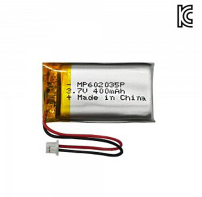 MP 리튬폴리머 602035 3.7V 400mAh, 1개, 1개입