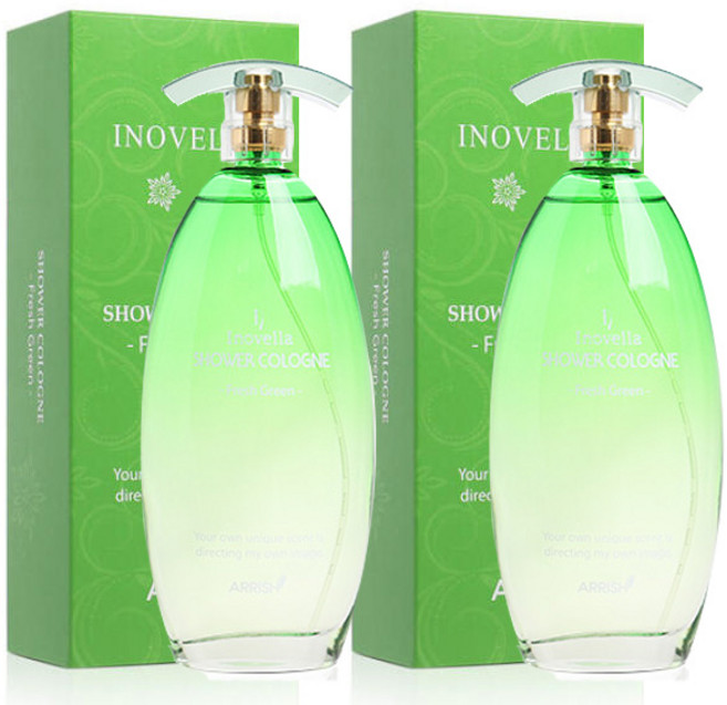나드리 이노벨라 샤워코롱 후레쉬 그린, 2개, 150ml