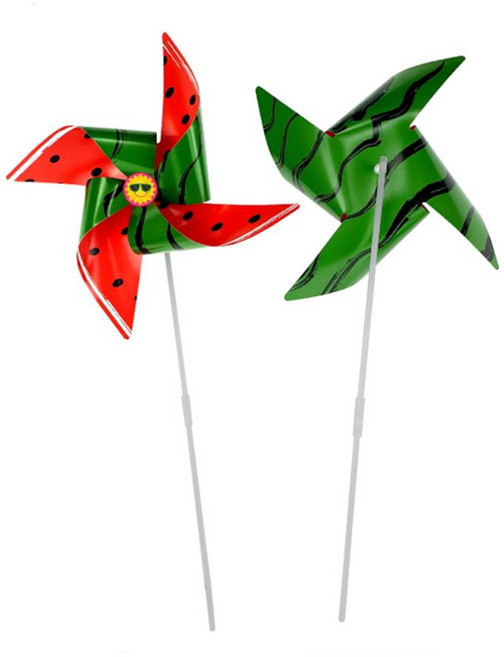 초등부 여름 학급활동 간편조립 수박 왕 바람개비 만들기 정원조경 야외활동 정원 유치원