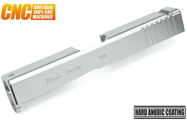 가더 Aluminum CNC Slide for MARUI G19 Gen4 (Silver), 1개