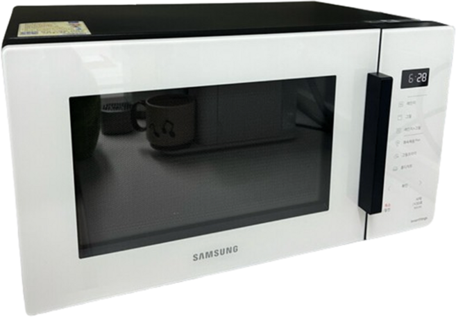 삼성전자 Bespoke 전자레인지 23L 스마트 쿡 MG23A5378CE 글램 화이트