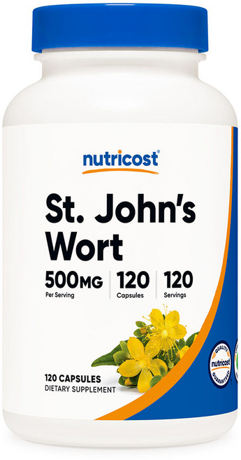뉴트리코스트 St. John's Wort 500mg 캡슐, 1개, 120정