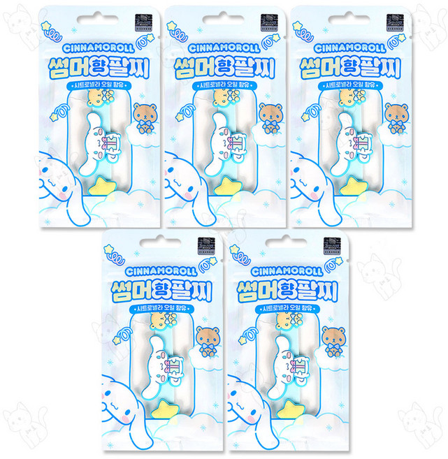 산리오 썸머향팔찌 1p 25년제조, 5개, 시나모롤