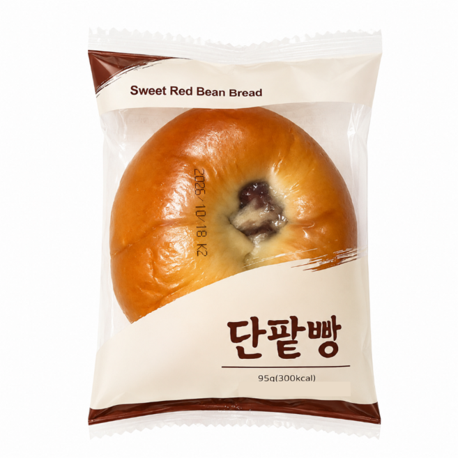 천원빵 단팥빵, 95g, 10개