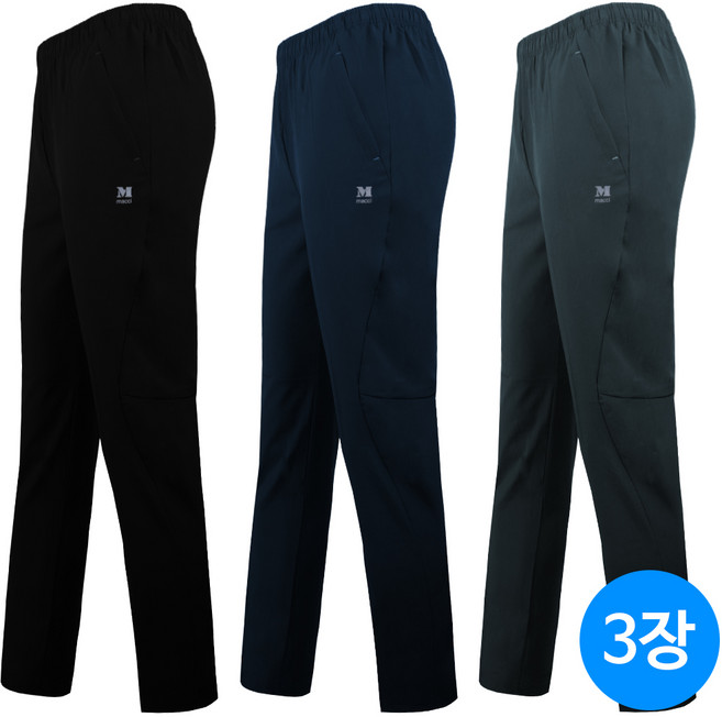[1+1+1]마찌B냉감스판트레이닝 남자 남성 스판 냉감 쿨론 밴딩 시원한 추리닝 등산복 운동복 등산바지 작업바지 빅사이즈 아웃도어 단체
