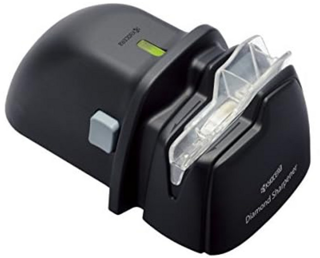 교세라 다이아몬드롤샤프너 칼갈이 전동 식도전용 (세라믹 스텐레스 티타늄 강)양날용 다이아몬드 숫돌 한날씩 여러번 높은 절삭력 회복 AA 건전지 2개 별매 칼갈이 샤프너 DS-38