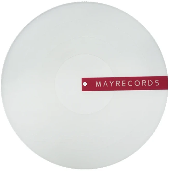 285mm 12 ''턴테이블 매트 방진 실리콘 패드 고무 LP 축음기 비닐 레코드 플레이어 Accesso 용 미끄럼 방지, 02 Transparent