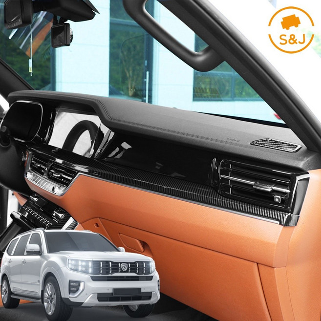 위드미카 모하비 더마스터 호환 카본 대시보드 프레임 포인트 튜닝용품