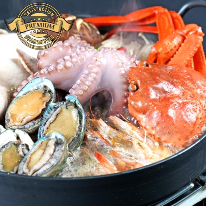 [프리미엄 해신탕 삼계탕] 홍게 해신탕 삼계탕 캠핑 삼계탕 몸보신 밀키트, 정품 실속 해신탕 1.2kg 내외