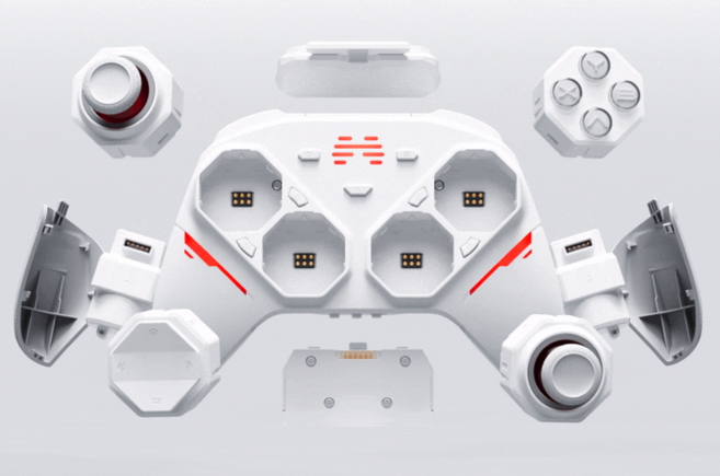 [레르콘]베이통 쿤펑 Beitong KUNPENG Pangu 판구 무선 게임 컨트롤러 게임패드 스마트 모듈 1000mah, 1개, 프리미엄 버전+충전독