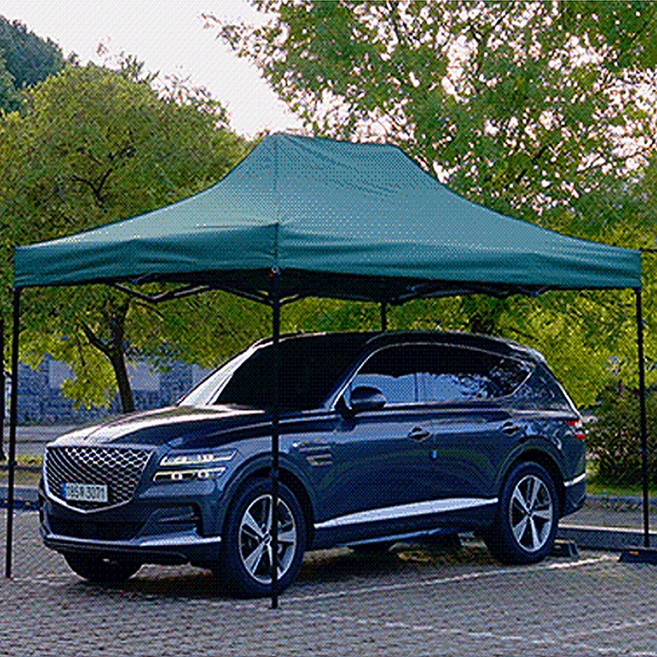 2X2 접이식 3X3 행사 천막 와이어 3X6 행사용 야외천막 3X4.5 그늘막 주차 카페, 베이지, 선택안함( X )