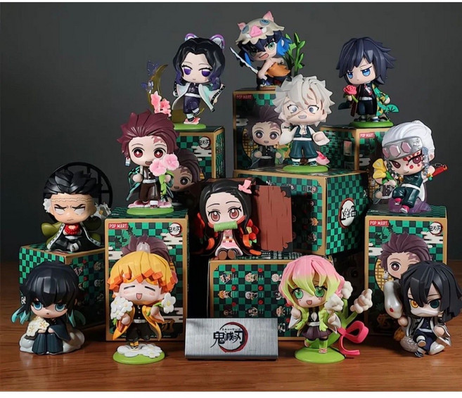 귀멸의 칼날 컬렉션 피규어 / 스태츄 랜덤 1개 카마도 탄지로 카마도 네즈코 아가츠마 젠이츠