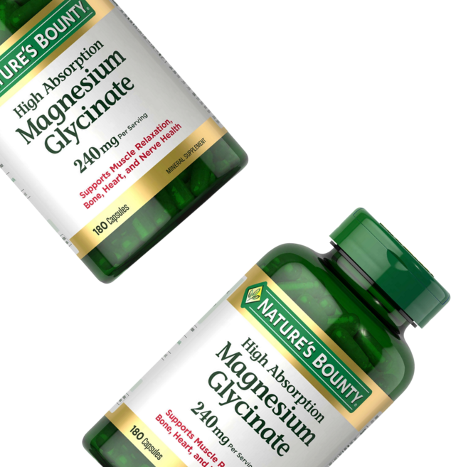 네이처스 바운티 마그네슘 글리시네이트 240mg, 2개, 180정