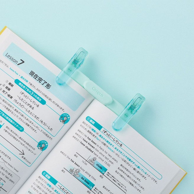 코쿠요 캠퍼스 북클립 페이지 홀더형, 1개, 블랙