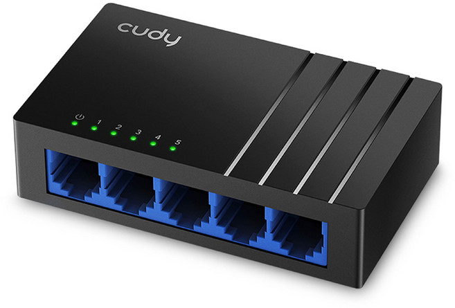 cudy GS105D 5埠 Gigabit桌上型網路交換器, 1個
