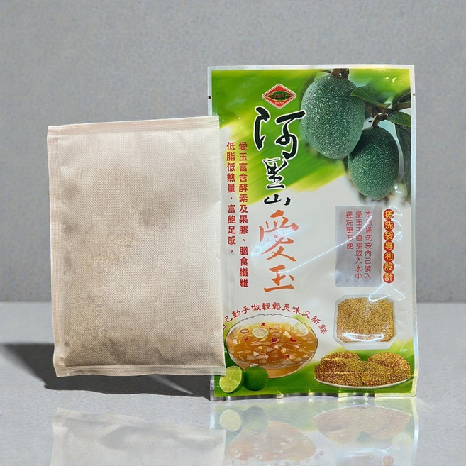 阿里山天然愛玉子（每包附棉質搓揉袋）, 1個, 阿里山愛玉(1入裝)免倒入搓揉袋