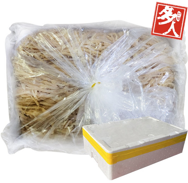 다인 경남해파리 무염 황색 해파리채 10kg(실중량 8kg) 해파리냉채 해파리무침 업소용해파리 족발 대용량, 1박스
