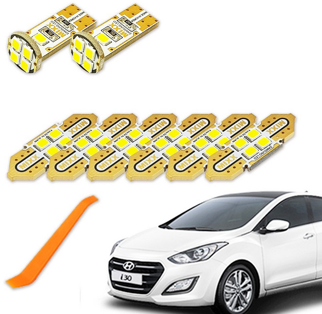 믹스 차량용 LED 실내등 풀세트 + 리무버, 현대 뉴i30 일반형 2012년~2016년, 1세트