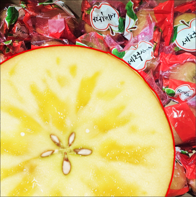 [노마진초특가] 간편한 껍질째먹는 꿀당도Brix 세척사과, 1개, 2kg