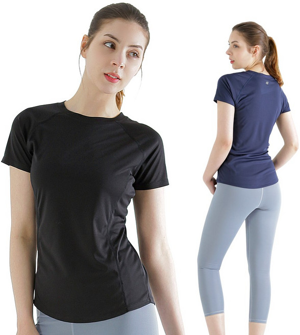 여성 숏슬리브 쿨링티셔츠_B32TS912 빅사이즈까지