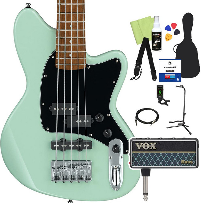 Ibanez TMB35 MGR 5현베이스 초보자 12점 세트 [헤드폰 앰프 첨부] 아이바니즈, 1개