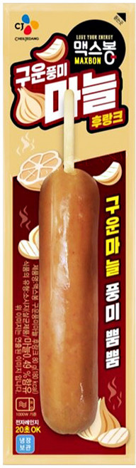 맥스봉 구운풍미 마늘후랑크 80g, 1개