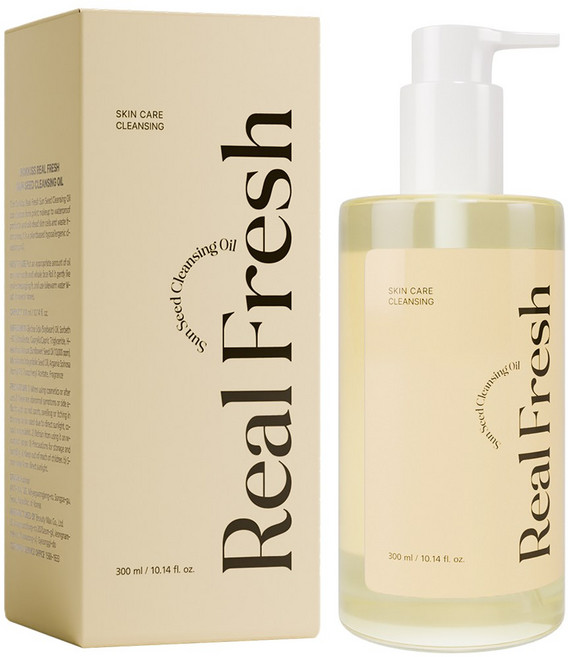 록키스 리얼 프레쉬 선 씨드 클렌징 오일, 300ml, 1개
