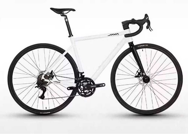 자바 입문용 로드자전거 벨로체 워샤오바이 흰색 싸이클, 1개, 7단 화이트 M (169 - 176cm)