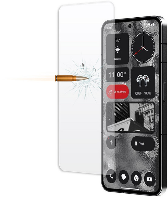Nothing Phone 2 전용 액정보호 강화유리 방탄필름 2매 1매