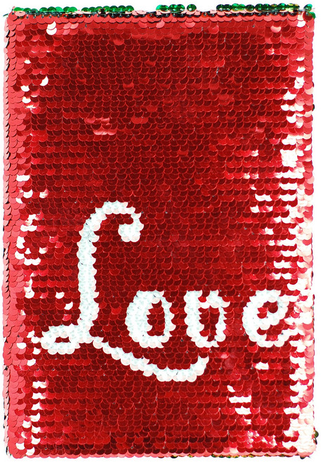 [아이스타] 스팽글 야광 팬시 노트 모음 (8종_스팽글노트 야광스팽글노트) 유선노트, 02. 러브 야광 스팽글 노트