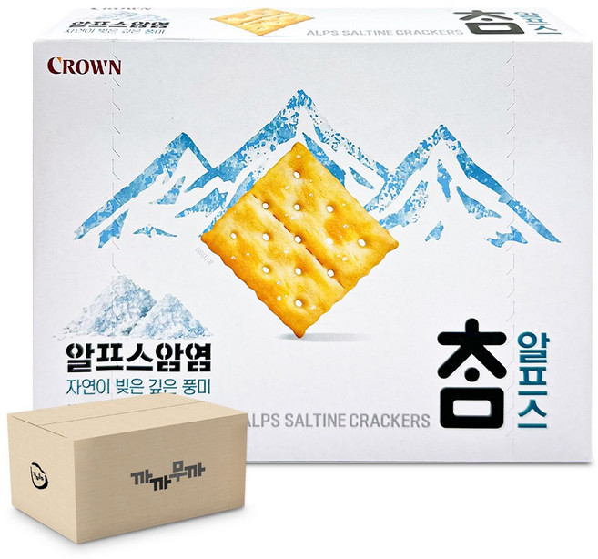 [씨엠유통] 참크래커 알프스 암염 295g x 10ea 한박스, 10개