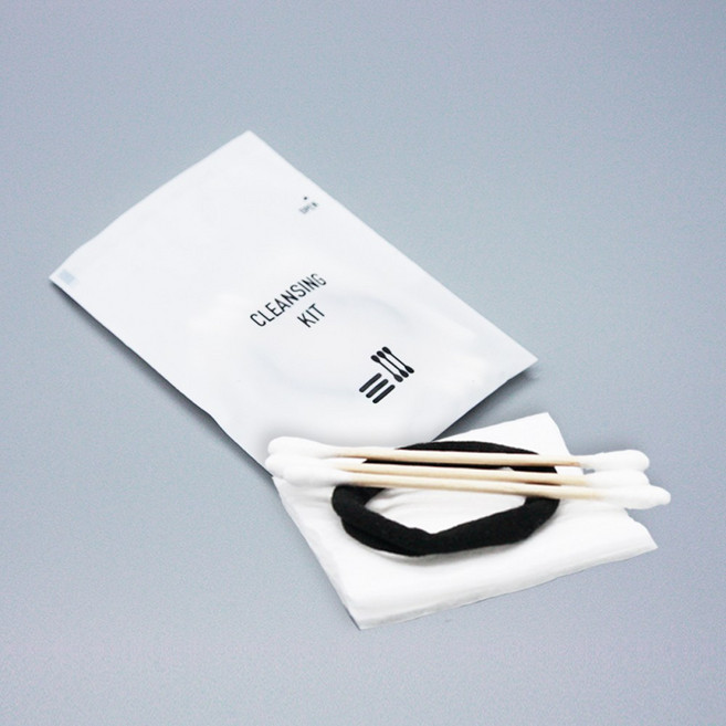 호텔 일회용 레이디세트 클렌징킷 면봉 화장솜 머리끈 세트 모텔 업소용 개별포장, 1세트, 1000개입