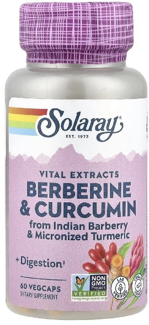 솔라레이 Vital 베르베인 커큐민 Berberine Curcumin 60베지캡슐, 1개 - 쿠팡