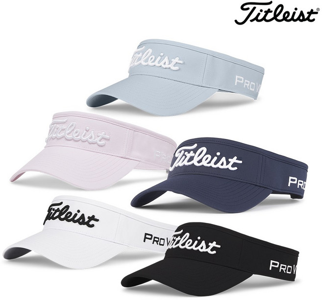 타이틀리스트 2025 NEW 투어 퍼포먼스 바이저 골프모자 TH25VTPN2 선캡, 블루버드/화이트, 1개