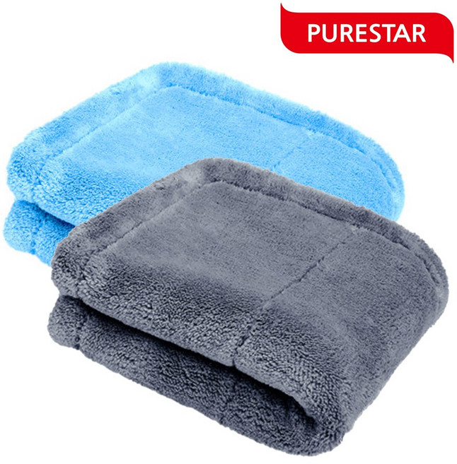 퓨어스타 블루베리어스 버핑타월, 그레이, 1개