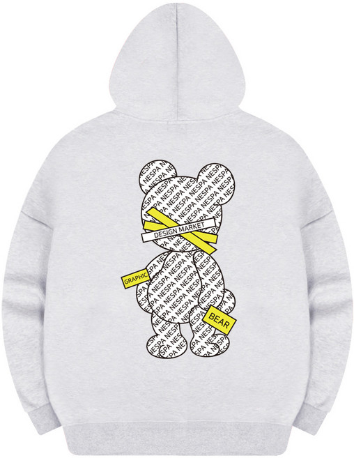 서프런던 베어베우 오버핏 기모 후드티 ZAIS_0015