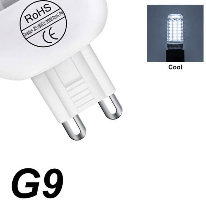 LED 샹들리에 GU10 옥수수 전구 램프 E27 스포트 라이트 E14 Luces Led B22 Luminaria 220V G9 Candel 거실, G9 Cold White, 2 Years Warranty, 48leds