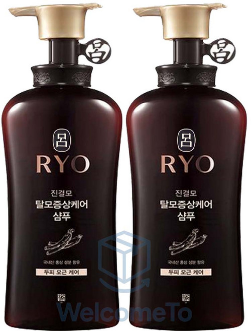 려 진결모 탈모증상케어 샴푸 490ml / 홍삼성분함유, 2개