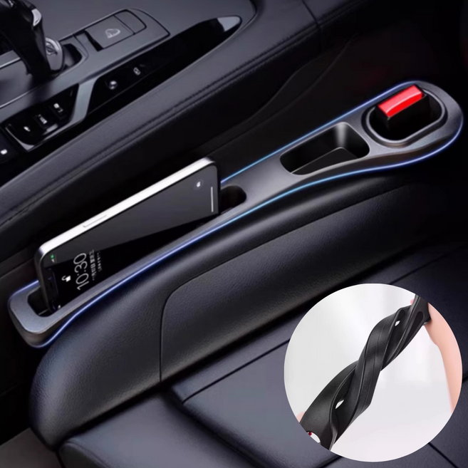 핏코드 전차종 호환 빈틈없이 수납 틈새쿠션 2P, 블랙, 1세트