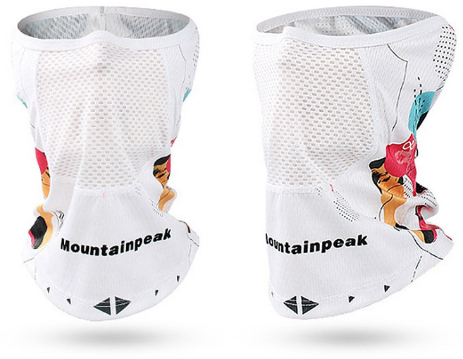 위즈맥스 자외선 차단 마스크 골프 자전거 라이딩 햇빛가리개, C1마스크 화이트