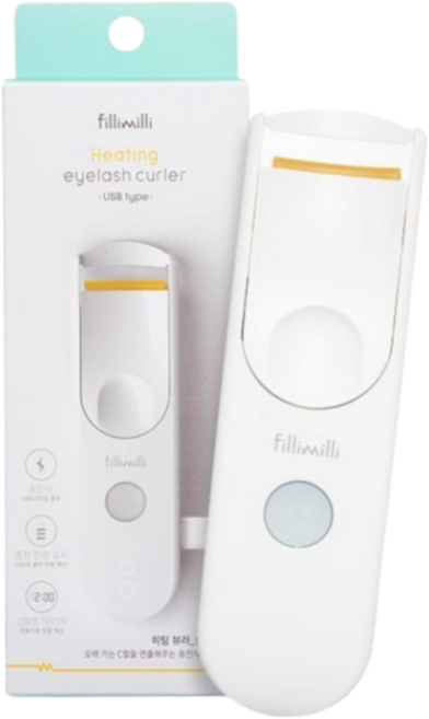 필리밀리 히팅뷰러 충전타입(와이드핏), 1개, 히팅 뷰러(와이드핏)