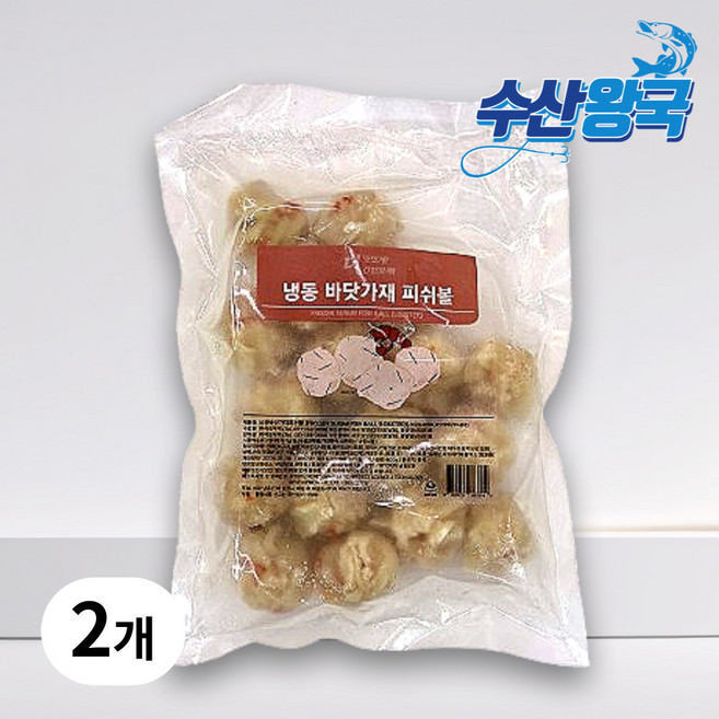 수산왕국 냉동 바닷가재 피쉬볼, 2개, 400g