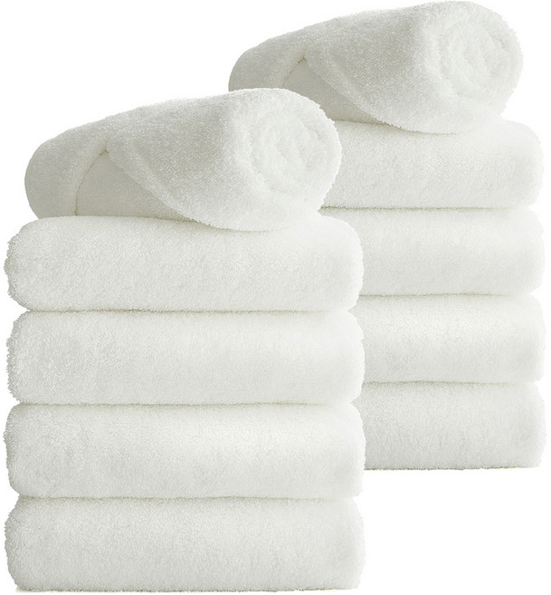 100%국내생산 40수 코마사 빅타월 호텔수건 플랜티 240g, 화이트, 10개