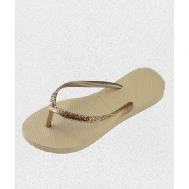 매장정품 하바이아나스 HAVAIANAS 슬림 글리터2 플립플랍 Sand Grey 41469750154 1326766