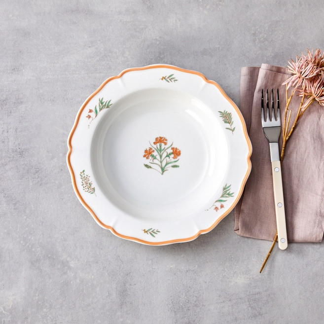 모던하우스 야탑점 어텀플라워 스칼럽 파스타볼 D24_CA3024100, 1개, 사진참조