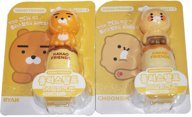 카카오 프랜즈 롤러스탬프, 1개, 9g