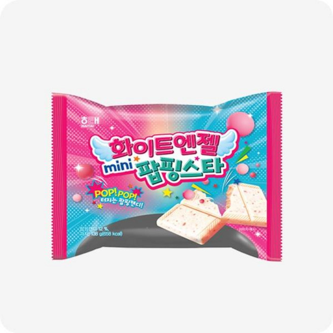 해태 화이트엔젤 mini 팝핑스타 138g 12개, 4세트