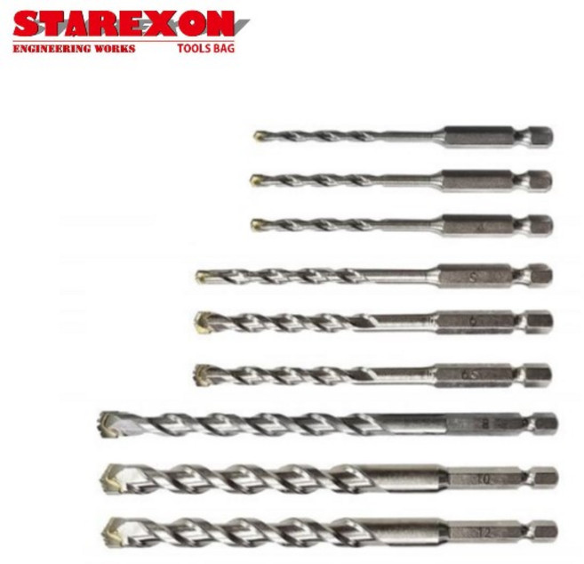 STAREXON 스타렉슨 육각멀티드릴(카바이드) SR-KB03 SR-KB035 SR-KB04 SR-KB05 SR-KB06 SR-KB065 SR-KB08 SR-KB10 SR-KB12, SR-KB04 4x90mm, 1개
