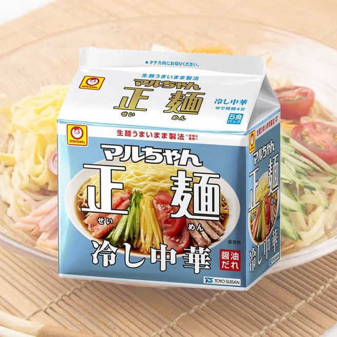 일본 마루짱 세이멘 라오 히야시 츄카 일본 중화냉면, 5개, 118g