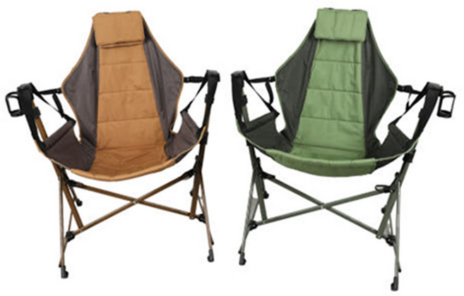 바로스 캠핑용품 흔들의자 해먹 릴렉스체어 편한 스윙, 1개, 데저트탄